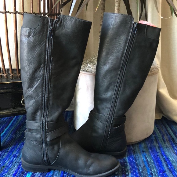 Lucky Brand black riding boots - Picture 2 of 3